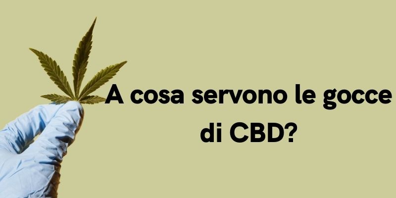 A cosa servono le gocce di CBD?