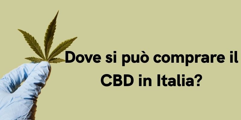 Dove si può comprare il CBD in Italia?